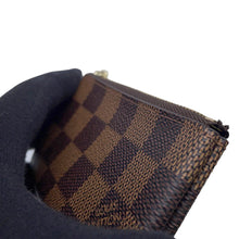 Load image into Gallery viewer, LOUIS VUITTON Card Key Case Pochette Cles BrownN62658 Damier Ebene Canvas