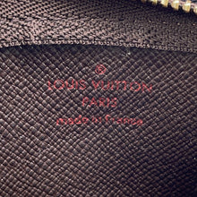 Load image into Gallery viewer, LOUIS VUITTON Card Key Case Pochette Cles BrownN62658 Damier Ebene Canvas