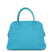将图像加载到图库查看器中,HERMES Bolide Turquoise Taurillon Clemence Size 31