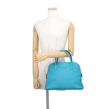 将图像加载到图库查看器中,HERMES Bolide Turquoise Taurillon Clemence Size 31