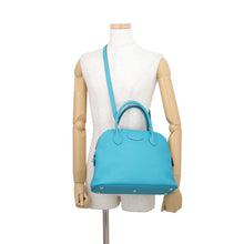 将图像加载到图库查看器中,HERMES Bolide Turquoise Taurillon Clemence Size 31