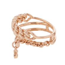 Load image into Gallery viewer, HERMES Mix and H Ring Size 54/#14H124611B 18K Pink Gold