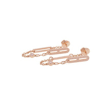 Load image into Gallery viewer, HERMES Chaine d'Ancre Chaos EarringsH222516B 18K Pink Gold