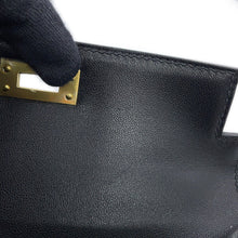 将图像加载到图库查看器中,HERMES Mini Kelly 2 Black Epsom