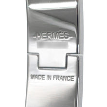 Load image into Gallery viewer, HERMES ClicHH Horsewear Bracelet Size PM Blue Dye Metal Enamel