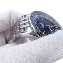 将图像加载到图库查看器中,BREITLING Navitimer Automatic GMT 41 SAMURAI JAPAN Japan Limited Edition (100 pieces) W41mm Stainless Steel Blue DialA323103A1C1A1