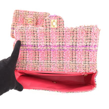 将图像加载到图库查看器中,CHANEL Matelasse parent and child Bag Pink Tweed