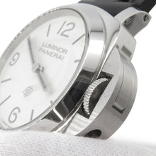 将图像加载到图库查看器中,PANERAI Luminor base logo W44mm Stainless Steel Rubber White DialPAM01087