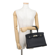 将图像加载到图库查看器中,HERMES Birkin Black Taurillon Clemence Size 30