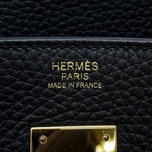 Load image into Gallery viewer, HERMES Birkin Black Taurillon Clemence Size 30