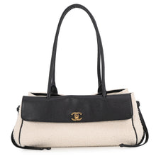 Load image into Gallery viewer, CHANEL Small shopping bag Black/EcruAS6288 Tweed Calf Leather