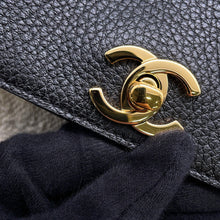Load image into Gallery viewer, CHANEL Small shopping bag Black/EcruAS6288 Tweed Calf Leather