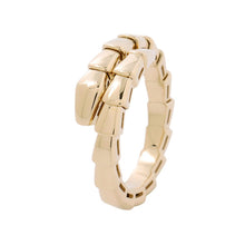 将图像加载到图库查看器中,BVLGARI Serpenti Viper Ring Size XL (Approximately size 17-19)358636 18K Yellow Gold