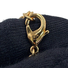 将图像加载到图库查看器中,CHANEL CC Logo Heart Necklace Gold Gold Plated Faux Pearl Rhinestone