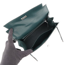 Load image into Gallery viewer, HERMES Kelly Sellier Vert Shipley Chevre Shamqila Size 25