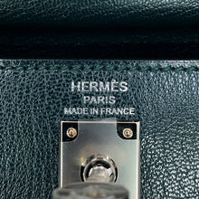 Load image into Gallery viewer, HERMES Kelly Sellier Vert Shipley Chevre Shamqila Size 25