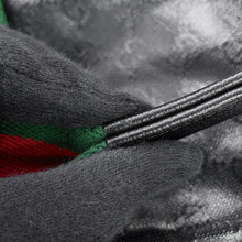 将图像加载到图库查看器中,GUCCI Garment GG Supreme Black/Green/Red758686 PVC Leather