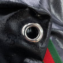 将图像加载到图库查看器中,GUCCI Garment GG Supreme Black/Green/Red758686 PVC Leather