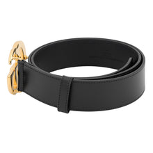 将图像加载到图库查看器中,GUCCI Double G Wide Belt Size 95/38 Black406831 0YA0G 1000 Leather