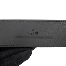将图像加载到图库查看器中,GUCCI Double G Wide Belt Size 95/38 Black406831 0YA0G 1000 Leather