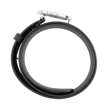 Load image into Gallery viewer, GUCCI Interlocking G Belt Size 100/40 Black/Gray411924 KGDHX 8449 GG Supreme Leather