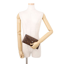 将图像加载到图库查看器中,LOUIS VUITTON Kirigami Organizer Pouch Brown/BlueM12359 Monogram