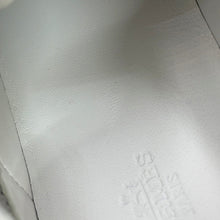 将图像加载到图库查看器中,HERMES Deep Sneakers White/Black Fabric Rubber Size 38.5