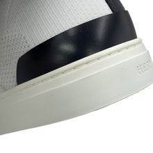 将图像加载到图库查看器中,HERMES Deep Sneakers White/Black Fabric Rubber Size 38.5