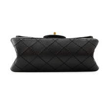 将图像加载到图库查看器中,CHANEL Matelasse 2.55 ChainShoulder Bag BlackAS0874 Aged Calf Leather Size Mini