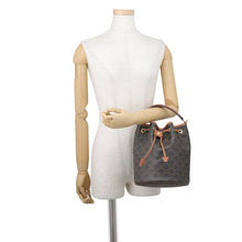 Load image into Gallery viewer, CELINE Clara 2-Way Bucket Bag Triomphe Tan116882FQM.04LU PVC Calf Leather Size Medium