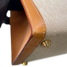 Load image into Gallery viewer, HERMES Kelly Sellier Natural Toile H Box Calf Leather Size 28