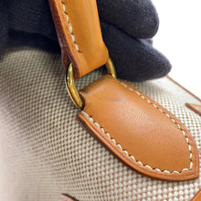 Load image into Gallery viewer, HERMES Kelly Sellier Natural Toile H Box Calf Leather Size 28