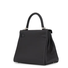 将图像加载到图库查看器中,HERMES Kelly Retourne Black Togo Leather Size 28