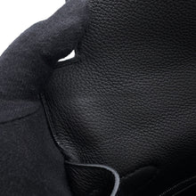 将图像加载到图库查看器中,HERMES Kelly Retourne Black Togo Leather Size 28