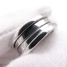 将图像加载到图库查看器中,BVLGARI B.Zero1 B-zero1 3-band Ring Size 51/#11 18K White Gold