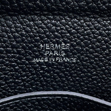 将图像加载到图库查看器中,HERMES Videpoches Black Togo Leather