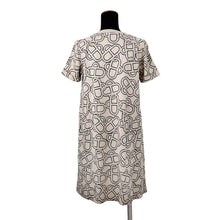 将图像加载到图库查看器中,HERMES Flare dress by Maillon Equestre Size 36 Beige/Black6H4522DG Cotton