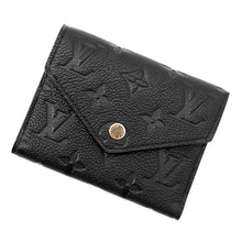 Load image into Gallery viewer, LOUIS VUITTON Portefeuille Victorine NoirM64060 Monogram Empreinte Leather