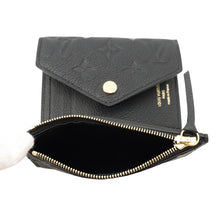 Load image into Gallery viewer, LOUIS VUITTON Portefeuille Victorine NoirM64060 Monogram Empreinte Leather