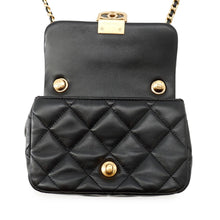 Load image into Gallery viewer, CHANEL Matelasse Flap ChainShoulder Bag BlackAS2473 Lambskin Size Small