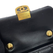 Load image into Gallery viewer, CHANEL Matelasse Flap ChainShoulder Bag BlackAS2473 Lambskin Size Small