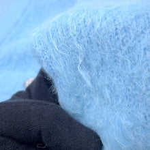 将图像加载到图库查看器中,CHANEL Snowflake Button Cardigan Size 34 Light BlueP62195 Cashmere63% Alpaca25% Polyamide12%