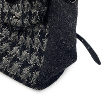 Load image into Gallery viewer, CHANEL CC Logo Backpack Black/Gray Tweed
