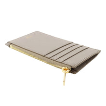 将图像加载到图库查看器中,CELINE Compact Zip Card Holder Greige10B683BEL Leather