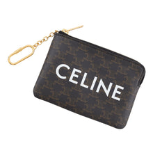 Load image into Gallery viewer, CELINE Triomphe Coin purse Brown10C662CA2 PVC