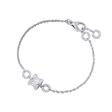 将图像加载到图库查看器中,BVLGARI B.Zero1 Bracelet Size S/M350899 18K White Gold