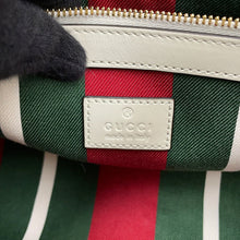 将图像加载到图库查看器中,GUCCI GG Emblem 2-Way Handbag White/Beige815214 FAD6L 9641 GG Emblem Leather Size Medium
