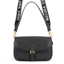 将图像加载到图库查看器中,LOUIS VUITTON Diane Shoulder Bag Noir/PurpleM46386 Monogram Empreinte Leather