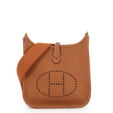 将图像加载到图库查看器中,HERMES Evelyne Gold Taurillon Clemence Size 23