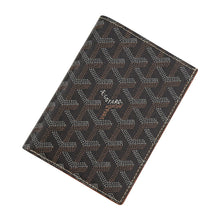 将图像加载到图库查看器中,GOYARD Herringbone Long Wallet Black/Tan PVC/Leather